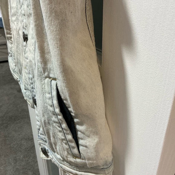 Free People Studded Light Wash Jean Vest - Picture 13 of 16